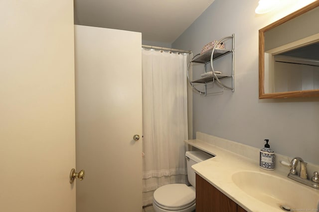 62 Deer Run Unit 62, Bethel, CT 06801 - bathroom with toilet, vanity, and curtained shower