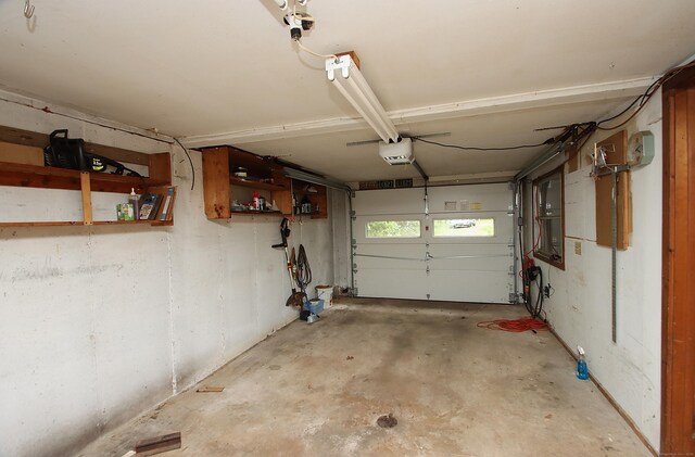 179 N Moodus Rd, East Haddam, CT 06469 - garage featuring a garage door opener