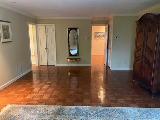 2 Tunxis Pl, Cheshire, CT 06410 - empty room with baseboards and ornamental molding