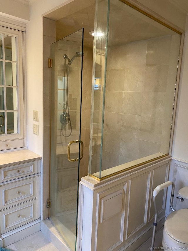 2 Tunxis Pl, Cheshire, CT 06410 - full bathroom with a stall shower and toilet