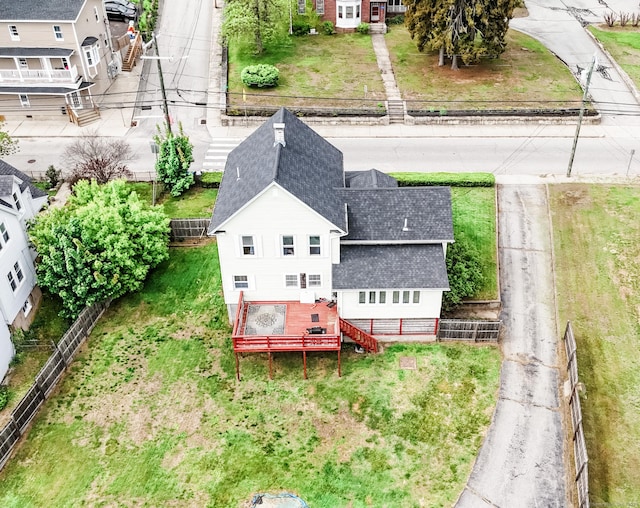 153 Prospect St, Plainfield, CT 06354 - view from above of property