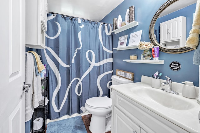 66 Coleman St, West Haven, CT 06516 - full bath with toilet, vanity, and a shower with curtain