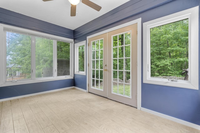 179 Carey Ave, Meriden, CT 06451 - unfurnished sunroom featuring french doors and healthy amount of natural light