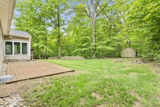 179 Carey Ave, Meriden, CT 06451 - view of green lawn with a deck