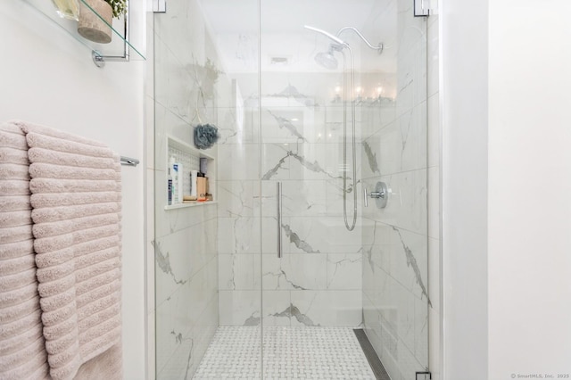 50 Almira Dr Unit B, Greenwich, CT 06831 - bathroom featuring a marble finish shower