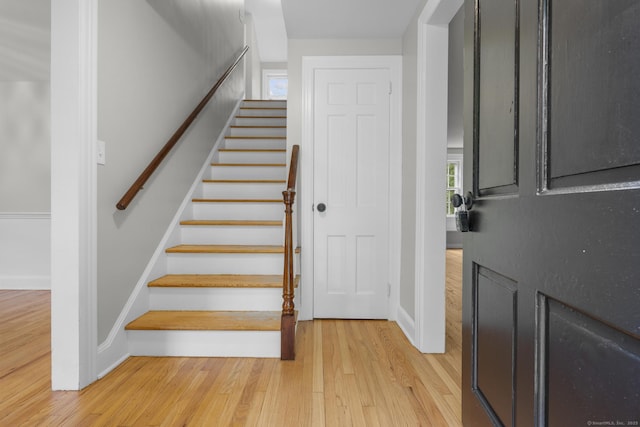 5 Brainerd Dr, Portland, CT 06480 - stairs featuring wood finished floors and baseboards