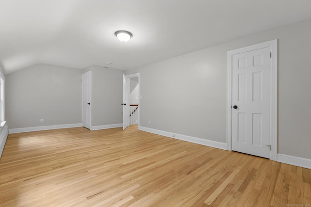 5 Brainerd Dr, Portland, CT 06480 - bonus room featuring light wood-style flooring, baseboards, and vaulted ceiling