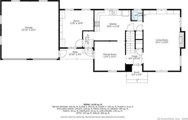5 Brainerd Dr, Portland, CT 06480 - floor plan / room layout