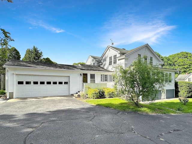 14 W Mystic Ave, Groton, CT 06355 - view of front of property with driveway and an attached garage