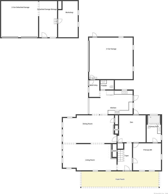 14 W Mystic Ave, Groton, CT 06355 - home floor plan