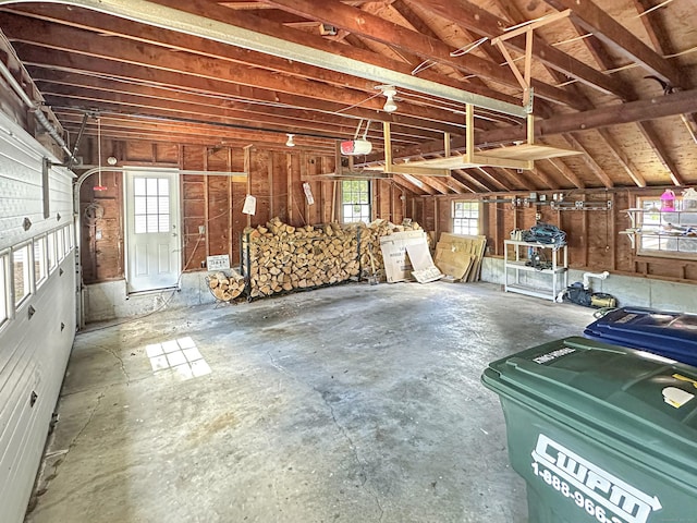 14 W Mystic Ave, Groton, CT 06355 - garage with a garage door opener