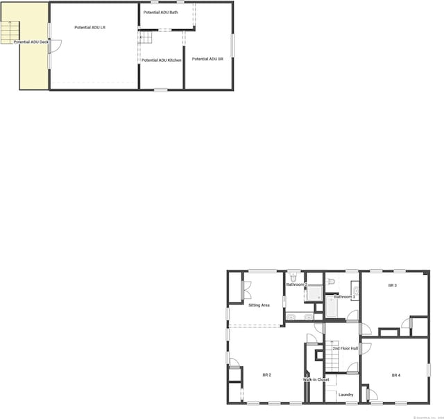 14 W Mystic Ave, Groton, CT 06355 - floor plan / room layout
