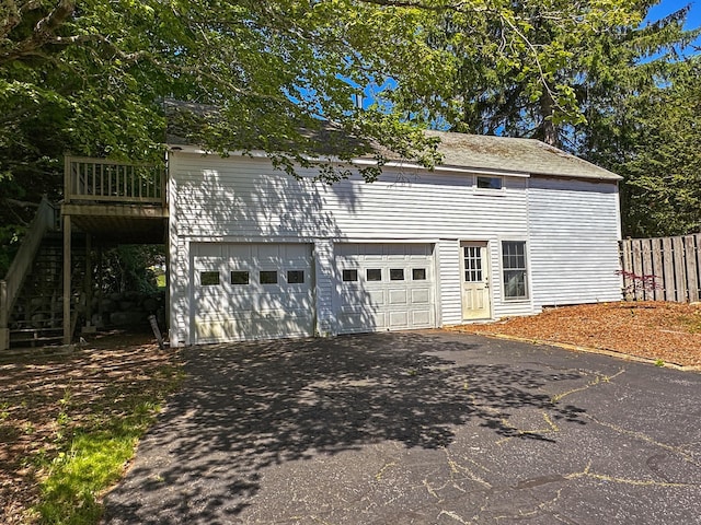 14 W Mystic Ave, Groton, CT 06355 - garage with driveway