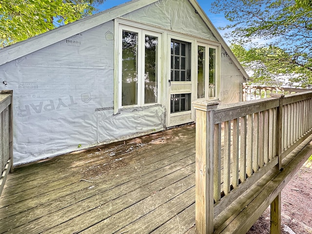 14 W Mystic Ave, Groton, CT 06355 - view of wooden deck