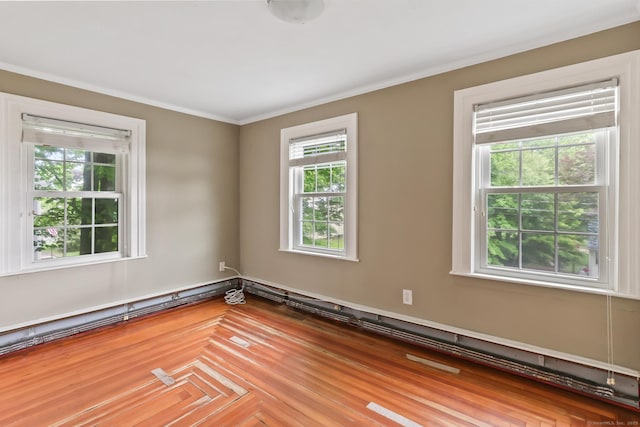 27 Maple St, Berlin, CT 06037 - empty room featuring healthy amount of natural light and crown molding