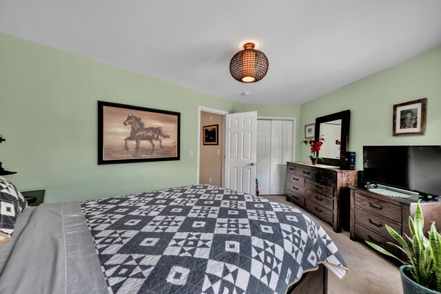 2118 Meriden Waterbury Tpke Unit 18, Southington, CT 06444 - bedroom with light colored carpet and a closet