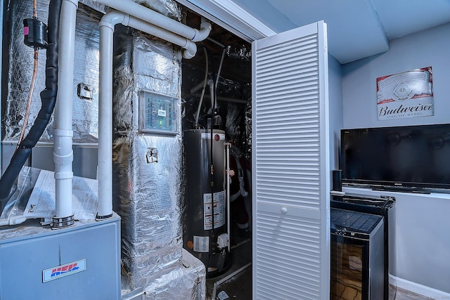 105 Scott St, Naugatuck, CT 06770 - utility room featuring water heater