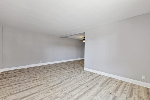 39 Glenbrook Rd Apt 2A, Stamford, CT 06902 - unfurnished room with baseboards and wood finished floors