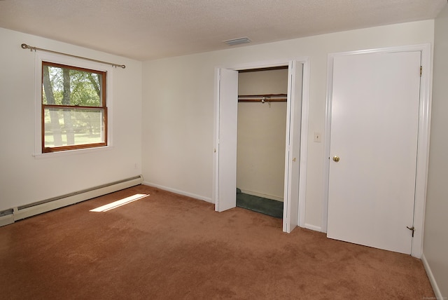 169 Brookfield St, South Windsor, CT 06074 - unfurnished bedroom with carpet floors, baseboard heating, a closet, and baseboards
