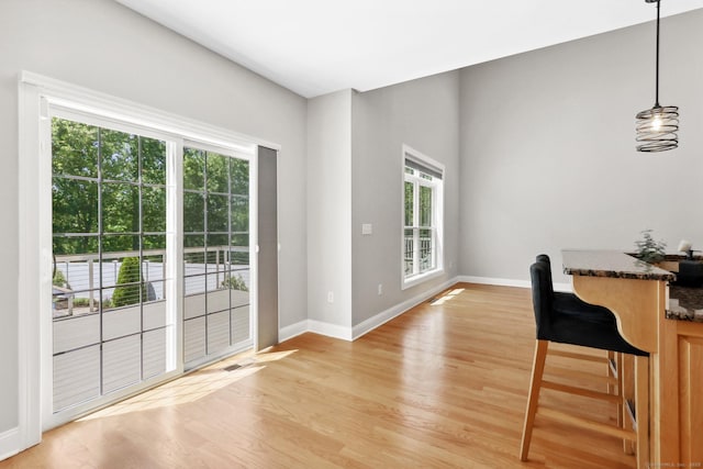 584 Meriden Ave Unit 1, Southington, CT 06489 - office area with light wood-style floors and baseboards