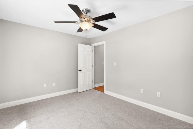 584 Meriden Ave Unit 1, Southington, CT 06489 - spare room featuring carpet floors, a ceiling fan, and baseboards