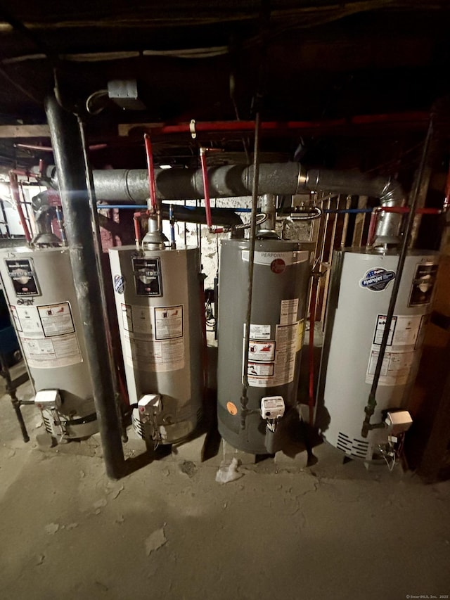 41 Lisbon St, Hartford, CT 06106 - utility room featuring water heater