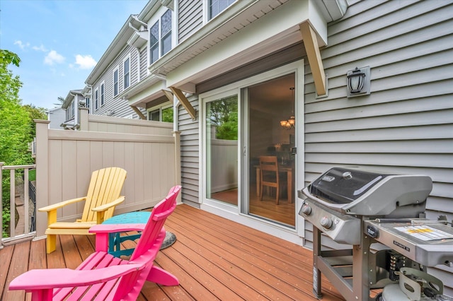 6 Mill Pond Ln Unit A, Simsbury, CT 06070 - wooden deck featuring a grill