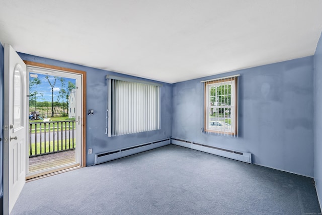 40 W View Dr, Enfield, CT 06082 - empty room featuring carpet floors and baseboard heating