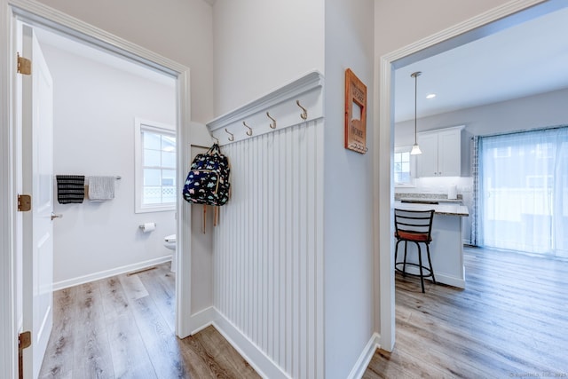 2 Linden Ct, Southington, CT 06489 - corridor featuring light wood-type flooring and baseboards