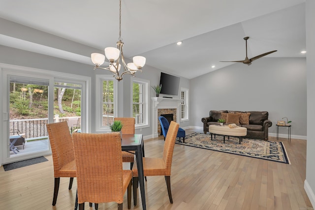 17 Paper Mill Rd, Marlborough, CT 06447 - dining area with healthy amount of natural light, light wood-type flooring, baseboards, a chandelier, and recessed lighting