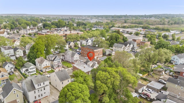 171 Frank St, New Haven, CT 06519 - aerial perspective of suburban area with a tree filled landscape