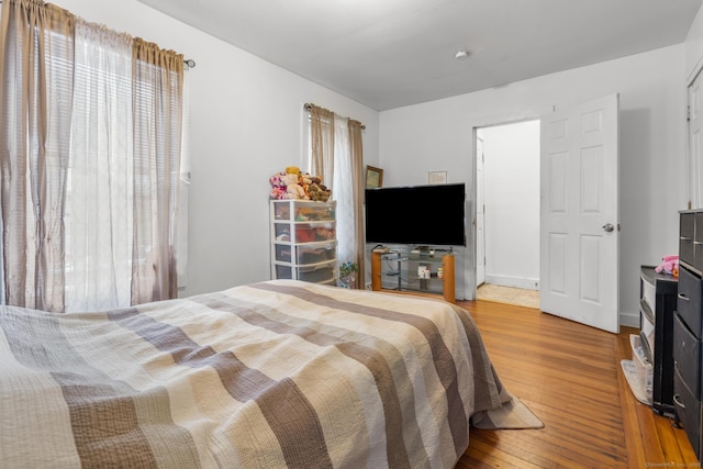 171 Frank St, New Haven, CT 06519 - bedroom with hardwood / wood-style flooring