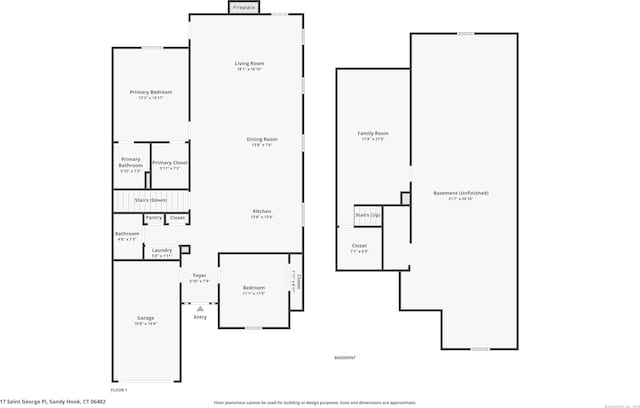 17 Saint George Pl Unit 17, Newtown, CT 06482 - property floor plan