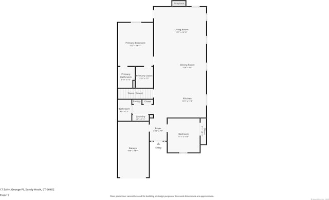 17 Saint George Pl Unit 17, Newtown, CT 06482 - home floor plan