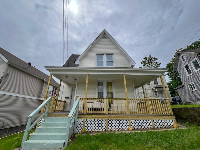 24 Willetts Ave, New London, CT 06320 - view of front of property featuring covered porch