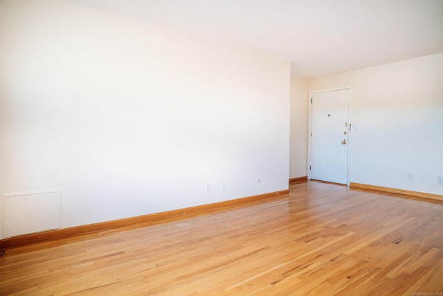 70 Grove Hill St Apt 3R, New Britain, CT 06052 - empty room featuring light wood-style flooring and baseboards