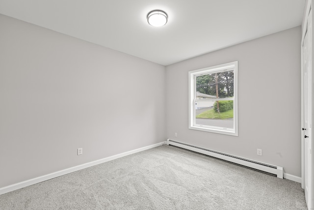 63 Bidwell St, Middletown, CT 06457 - carpeted spare room with a baseboard radiator and baseboards