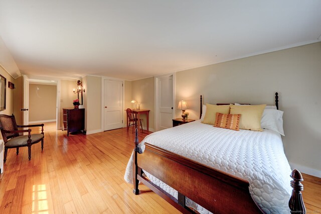 96 Middle Haddam Rd, East Hampton, CT 06456 - bedroom with light wood-style flooring and baseboards