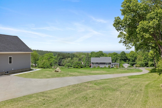 6 Turnpike Rd, Somers, CT 06071 - view of grassy yard with a forest view