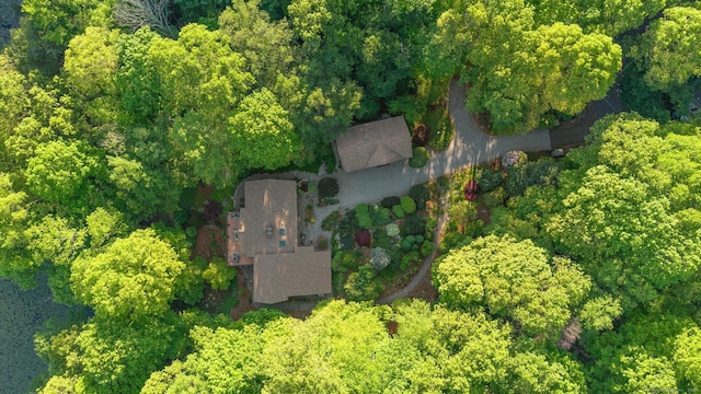 25 Ketcham Rd, Ridgefield, CT 06877 - aerial overview of property's location with a forest
