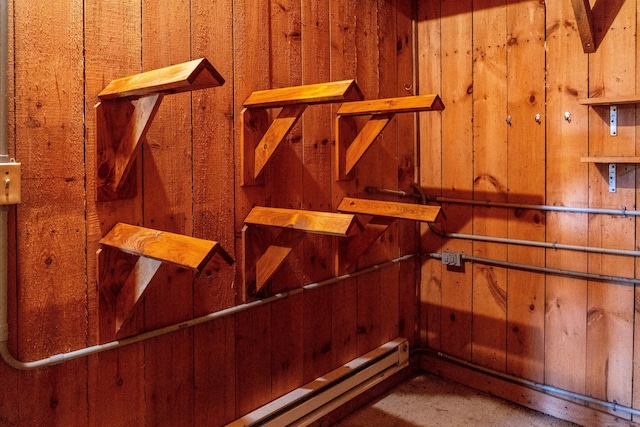 156 Ballamahack Rd, Windham, CT 06280 - detailed view of wooden walls