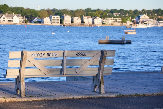 11 Elliott St, Norwalk, CT 06855 - dock area with a water view and a residential view