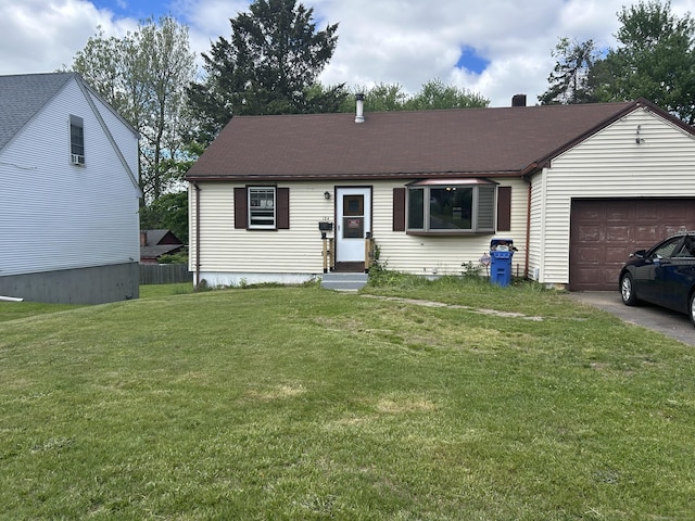 184 Frisbie St, Middletown, CT 06457 - view of front of home featuring a garage, entry steps, and roof with shingles
