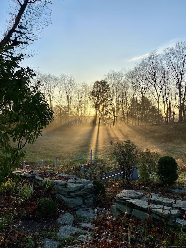 118 Sanfordtown Rd, Redding, CT 06896 - view of yard at dusk