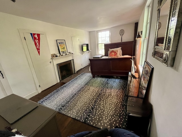 118 Sanfordtown Rd, Redding, CT 06896 - bedroom featuring a fireplace and wood finished floors