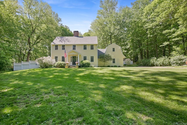 11 Ledgewood Rd, Redding, CT 06896 - colonial house with a chimney