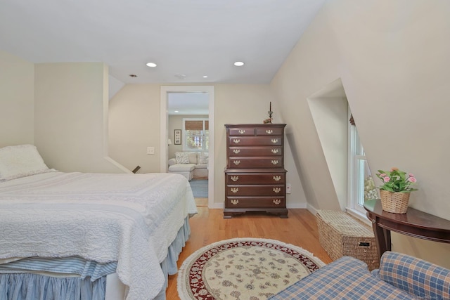 11 Ledgewood Rd, Redding, CT 06896 - bedroom with wood finished floors, recessed lighting, and baseboards