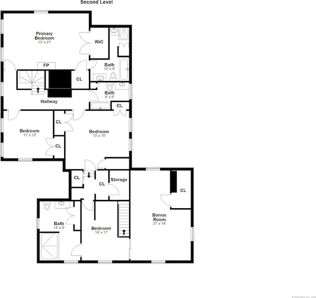 11 Ledgewood Rd, Redding, CT 06896 - floor plan / room layout