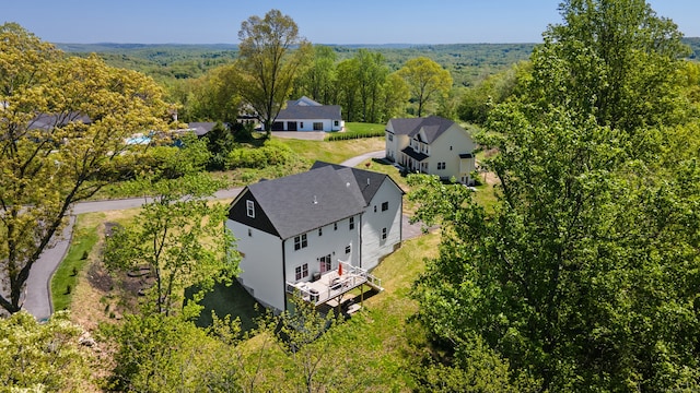 26 Hunting Ridge Rd, Brookfield, CT 06804 - aerial view of property and surrounding area featuring a forest