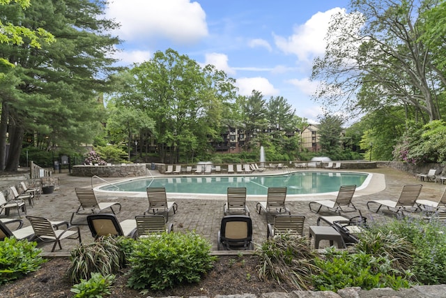 50 Aiken St Apt 465, Norwalk, CT 06851 - community pool featuring a patio